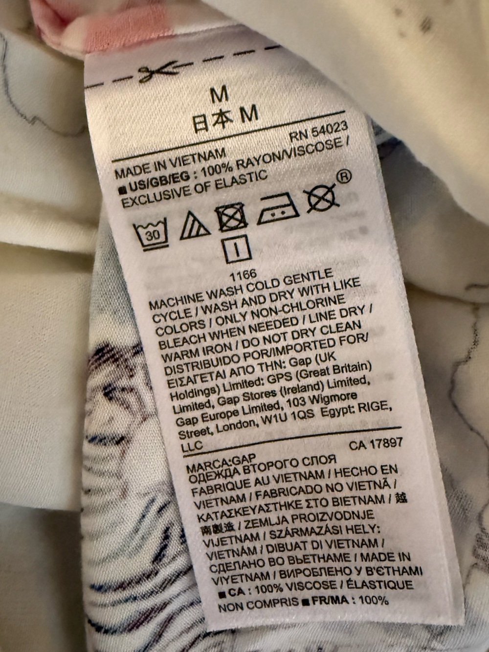 Gap Tropical Map Print Dress - Picture 6 of 6